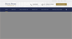 Desktop Screenshot of danburkelaw.com